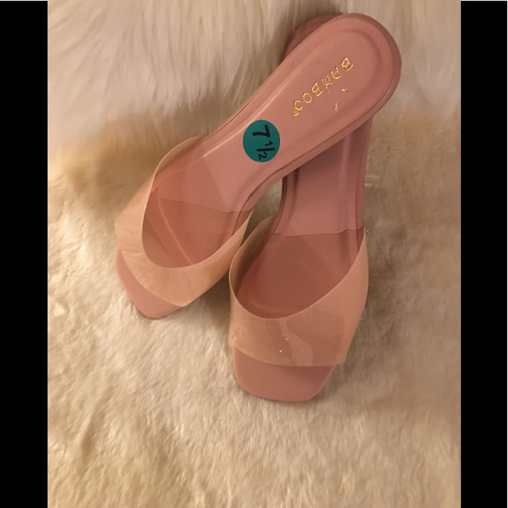 NWOT BAMBOO-Pink/jelly slip on. Sz 7.5